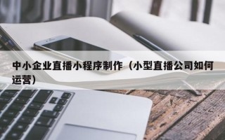 赤壁中小企业直播小程序制作（小型直播公司如何运营）