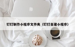 赤壁钉钉制作小程序文件夹（钉钉自建小程序）